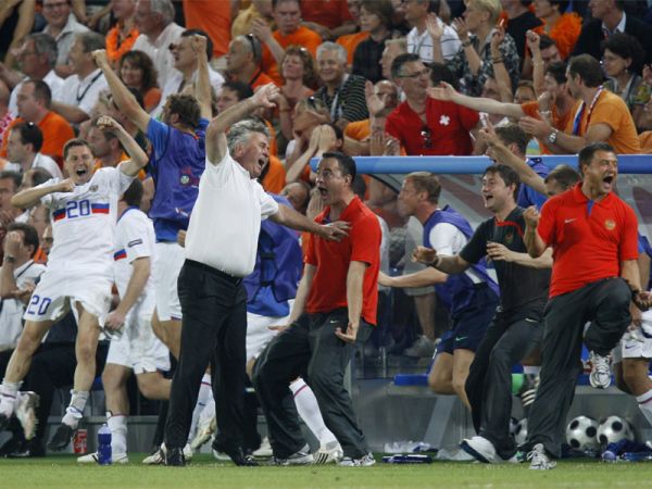 Евро-2008, Россия забивает третий гол Голландцам